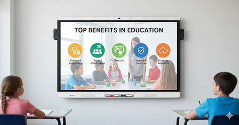 Top Benefits of Using Interactive Flat Panels in Education